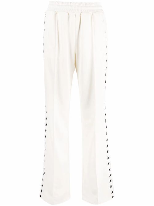 White elasticated star pants GOLDEN GOOSE | GWP00877P00052181347